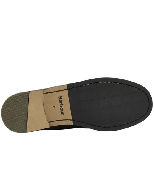 Barbour Black Linford Loafer for men