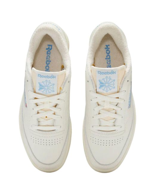 Reebok White Club C 85 Vintage Sneakers for men