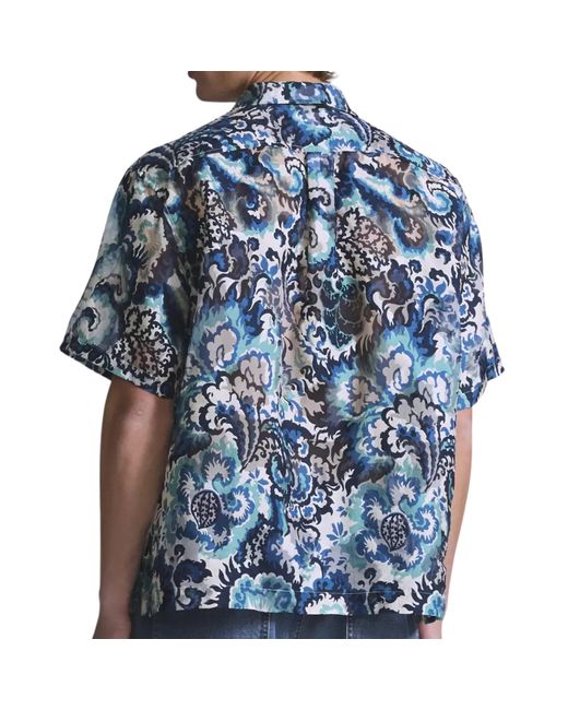 Levi's® Blue Tab Blue Short Sleeve Camp Shirt for men