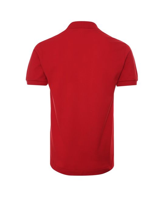 Lacoste Red Classic Pique Polo Shirt for men