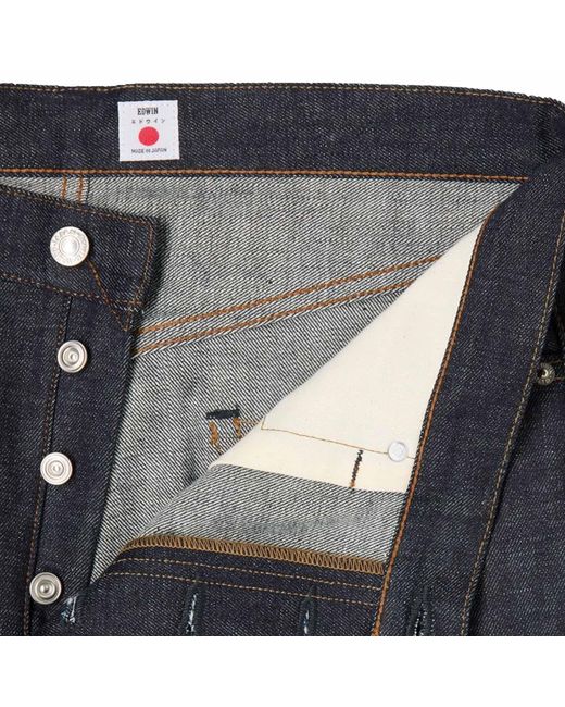 Edwin Blue Slim Tapered Jeans for men