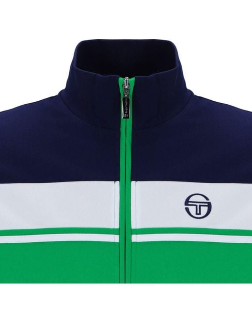 Sergio Tacchini Green Damarindo Track Top for men