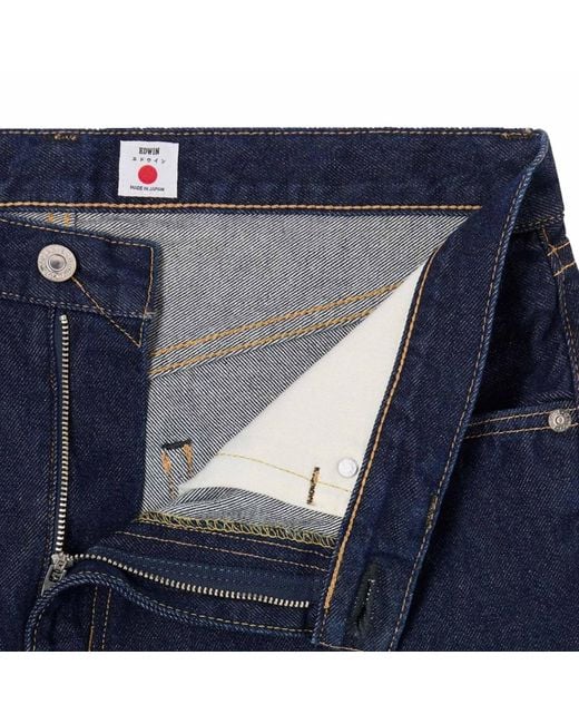 Edwin Blue Wide Pants for men