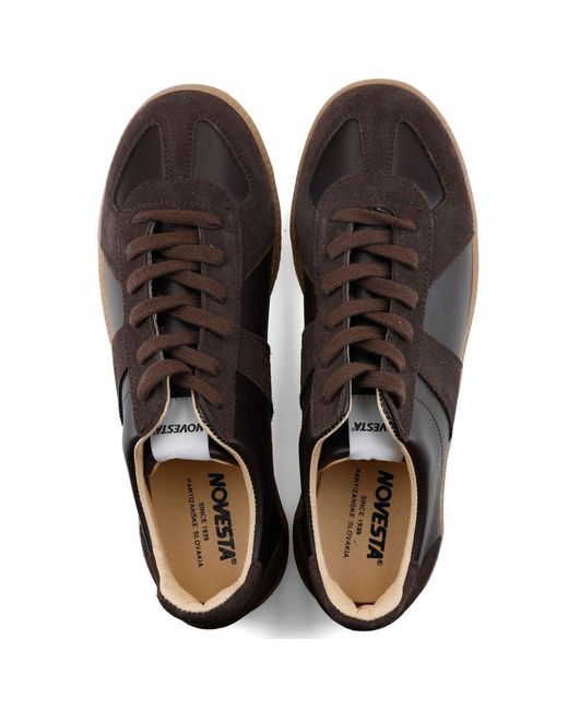 Novesta Brown German Army Trainer Gat for men