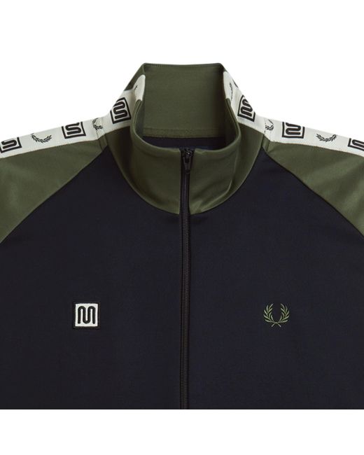 Fred Perry Black X Meyba Track Jacket for men
