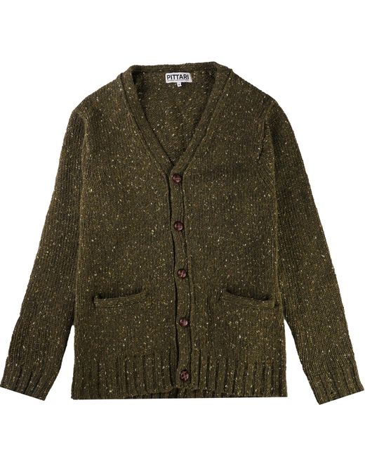 Pittari Green Roy Knitted Cardigan for men