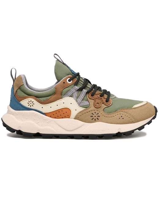 Flower Mountain Gray Yamano 3 Eco Suede for men