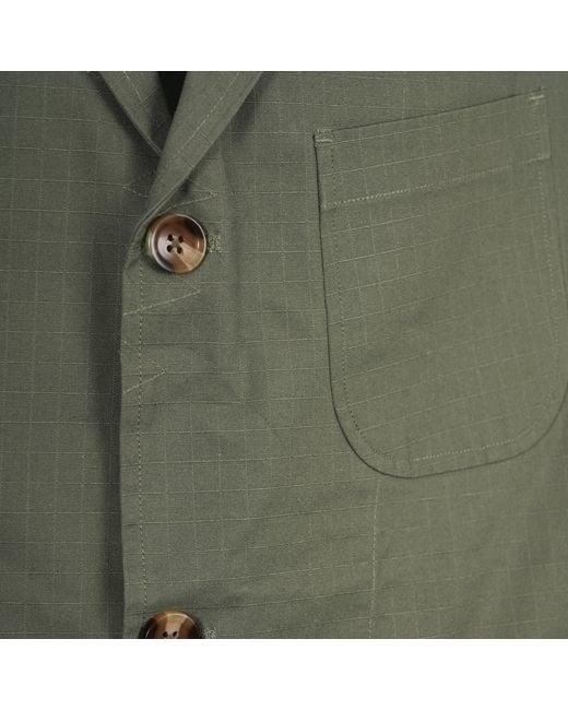 real hoxton Green Ripstop Engineer Jacket for men
