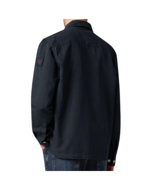 Belstaff Blue Maritime Overshirt for men