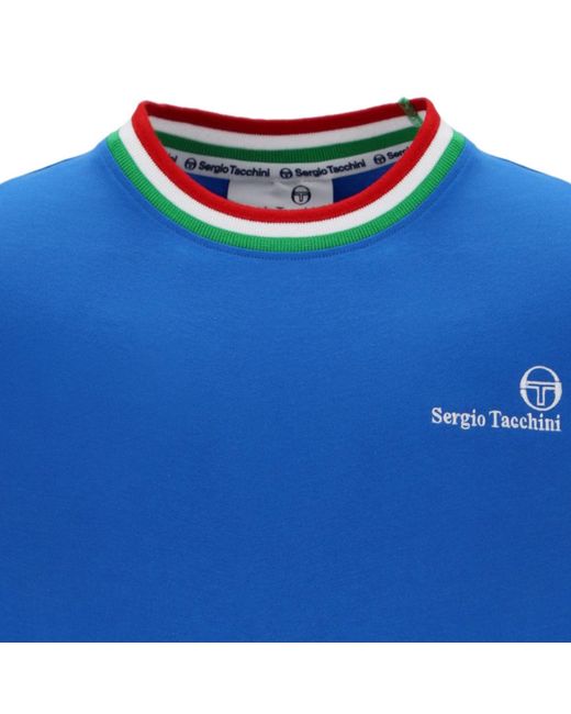 Sergio Tacchini Blue Rainer Fc T-Shirt for men