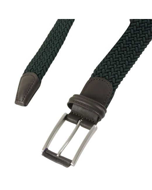 Andersons Black Woven Belt for men