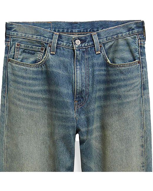 Barbour X Levi'S Blue 568 Jeans for men