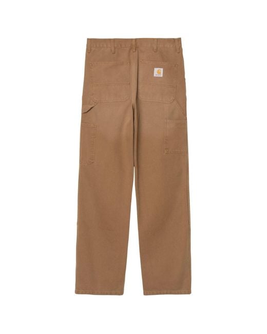 Carhartt Brown Double Knee Pant for men
