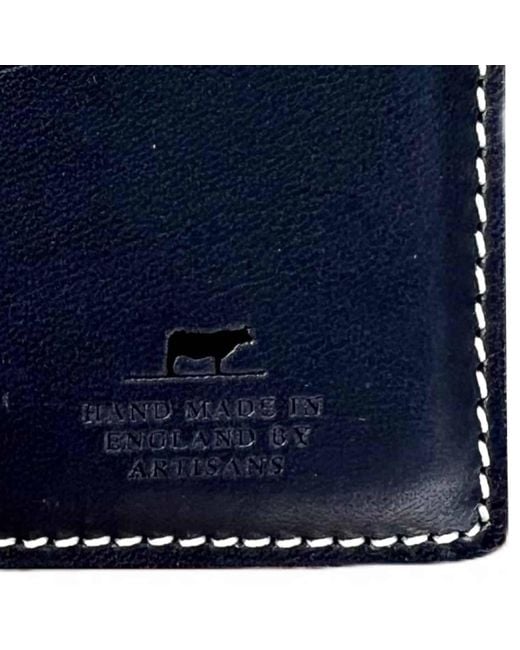 Barnes & Moore Blue Drayman Card Holder for men