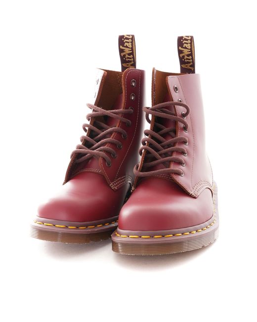 dr martens vintage red