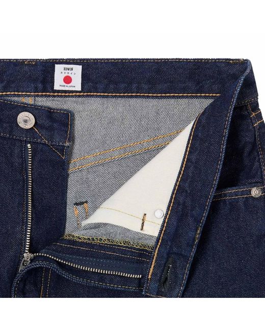 Edwin Blue Wide Pants for men