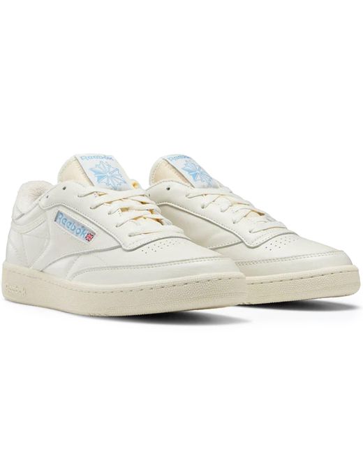 Reebok White Club C 85 Vintage Sneakers for men
