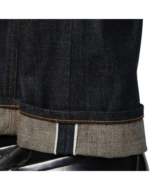 Naked & Famous Gray Weird Guy Harionago Selvedge for men