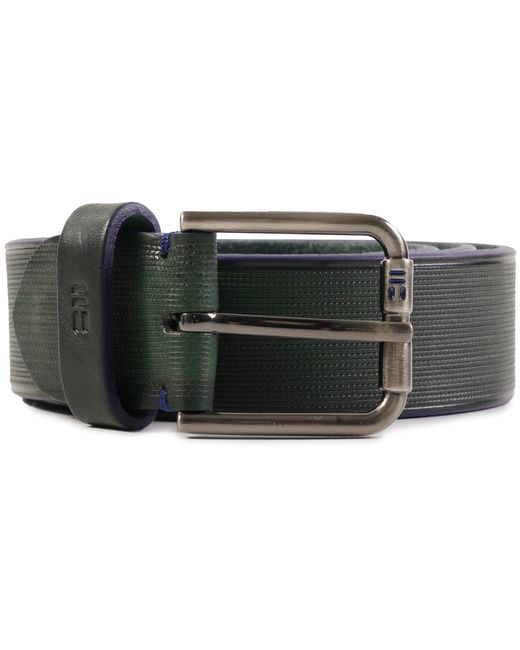 Miguel Bellido Belts Black Leather Belt for men