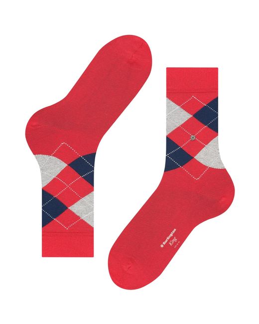 Burlington Red King Socks for men