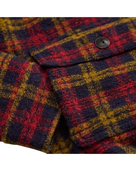 RRL Brown Wool-Blend Flight Jacket for men