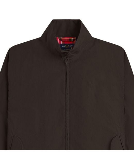 Fred Perry Black Harrington Jacket for men