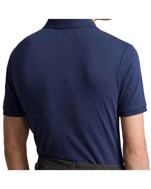 Polo Ralph Lauren Blue Short Sleeve Polo Shirt for men