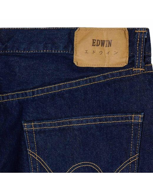 Edwin Blue 12.5Oz Regular Tapered Jeans for men