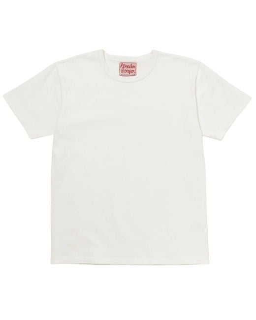 Wonder Looper White Double Heavyweight T-Shirt for men