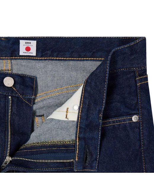 Edwin Blue 12.5Oz Regular Tapered Jeans for men