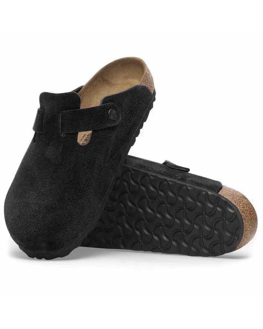 Birkenstock Black Boston Bs for men