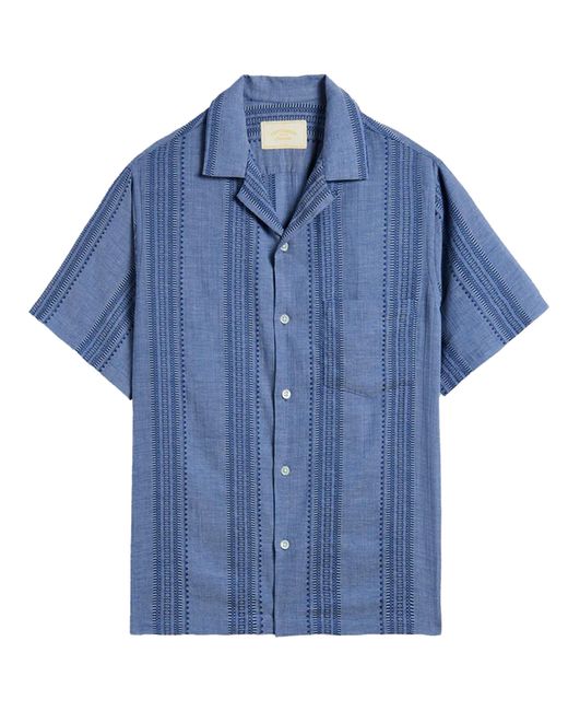 Portuguese Flannel Blue Pacific Shirt for men
