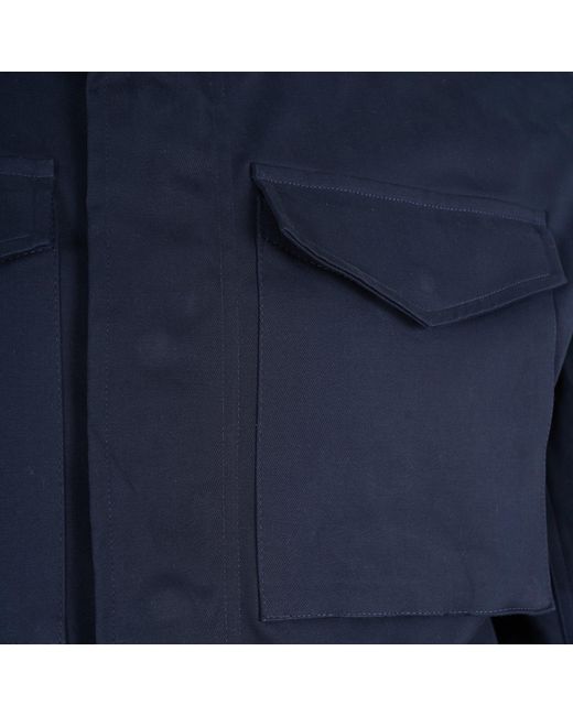 real hoxton Blue M-65 Field Jacket for men