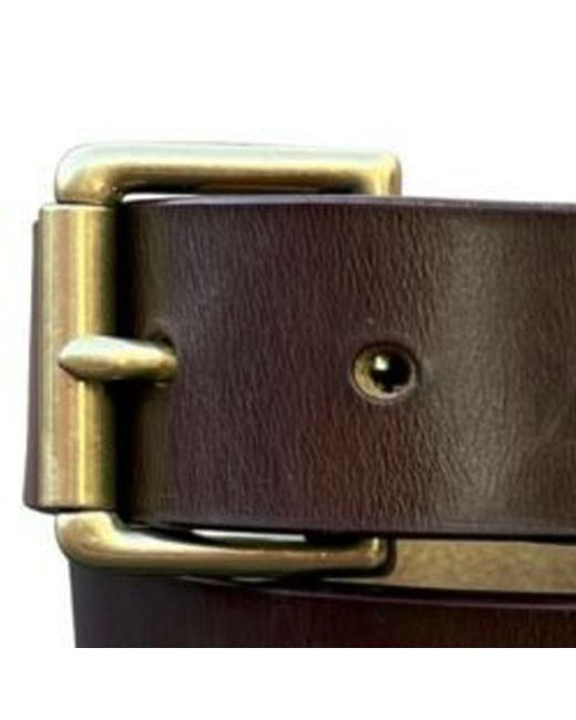 Barnes & Moore Brown Roller Belt for men