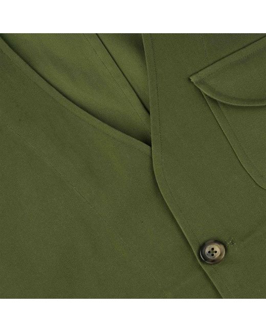 real hoxton Green Utility Vest for men