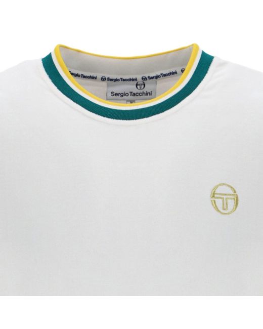 Sergio Tacchini White Monte T-Shirt for men