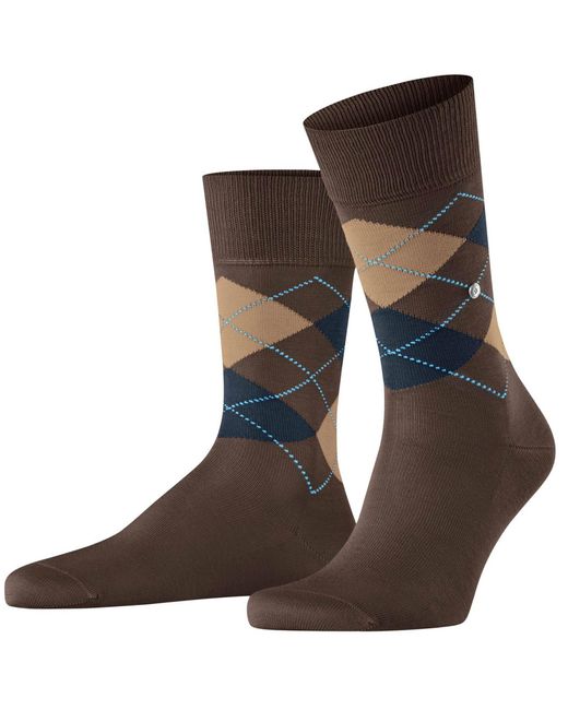 Burlington Brown Manchester Socks for men