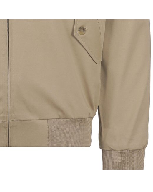 real hoxton Natural Harrington Jacket for men