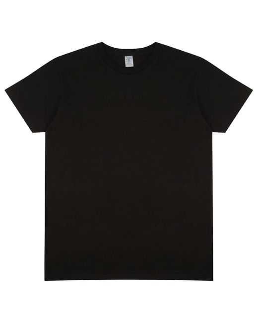 Velva Sheen Black Short Sleeve Crew Neck T-Shirt for men