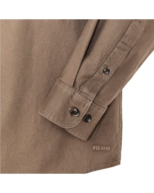 Filson Brown Alaskan Guide Shirt for men
