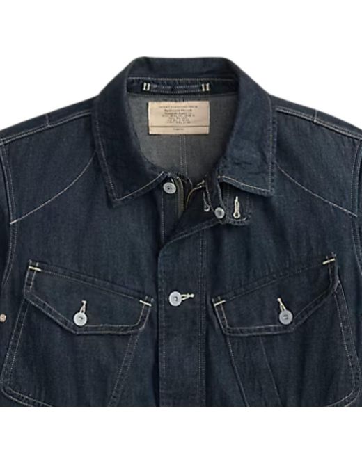 RRL Blue Denim Field Jacket for men