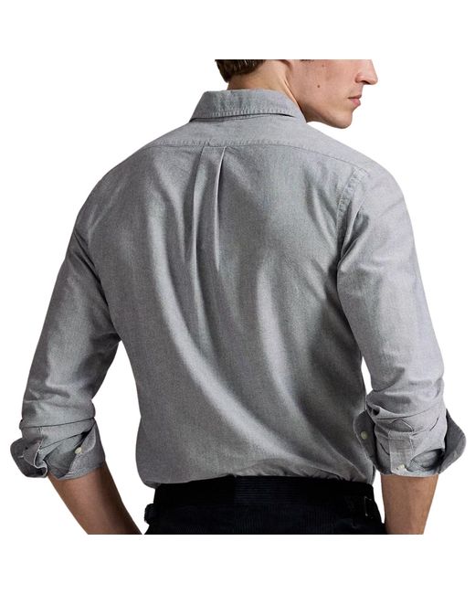 Polo Ralph Lauren Gray The Iconic Oxford Shirt for men
