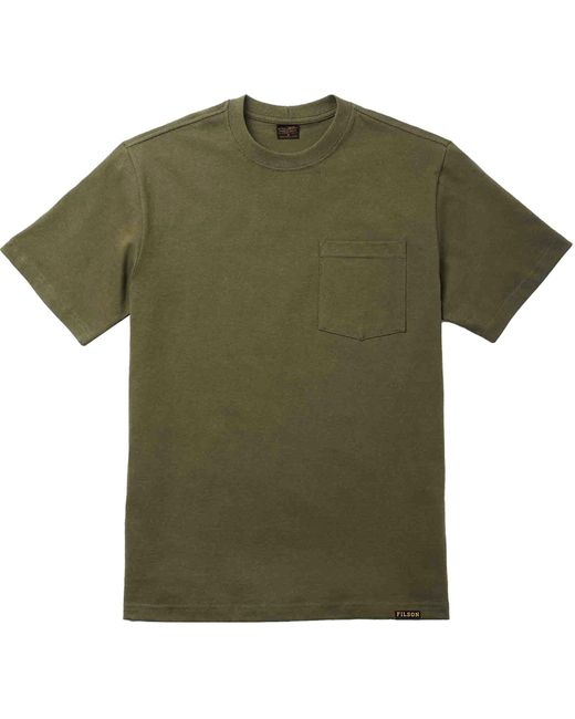 Filson Green Frontier Pocket T-Shirt for men
