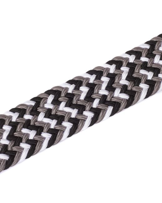 Andersons Black Woven Belt for men