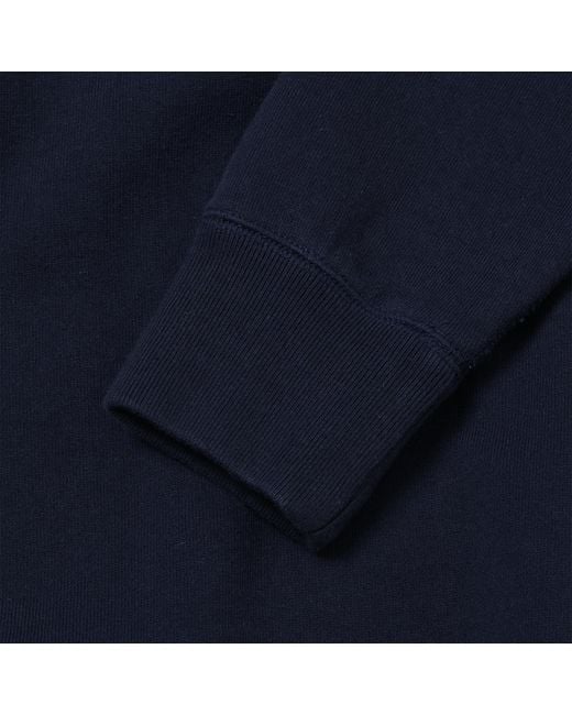 Wonder Looper Blue Pullover Hoodie Super Looper French Terry for men