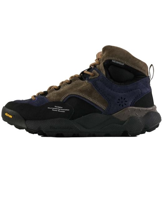 Barbour Black X Flower Mountain Back Country Hi-Top for men