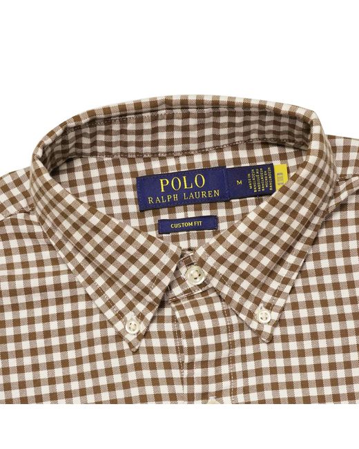 Polo Ralph Lauren Brown Long Sleeve Shirt for men