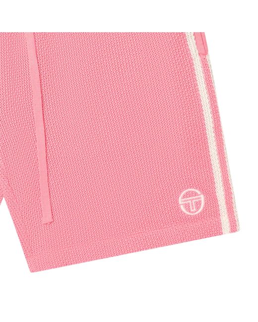Sergio Tacchini Pink Fratelli Crochet Short for men