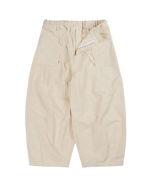FRIZMWORKS Natural Twill Balloon Pants for men