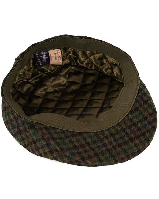 Dents Green Abraham Moon Flat Cap for men